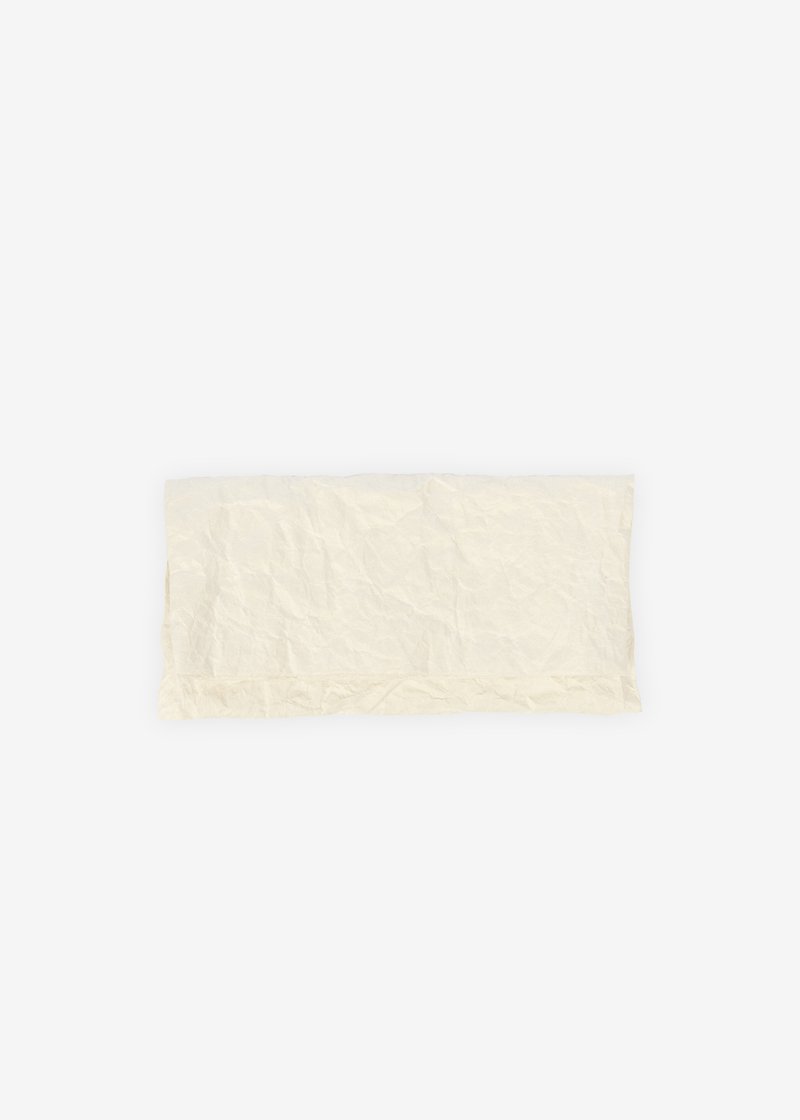 07. Kamikoromo clutch bagPaper can be traced back as early as 3000 B.C., in the form of Egyptian papyrus. An early form of paper also came into use in China during the Han dynasty, circa 200 BC. Hemp and choma (ramie) were the raw materials for paper making at that time.