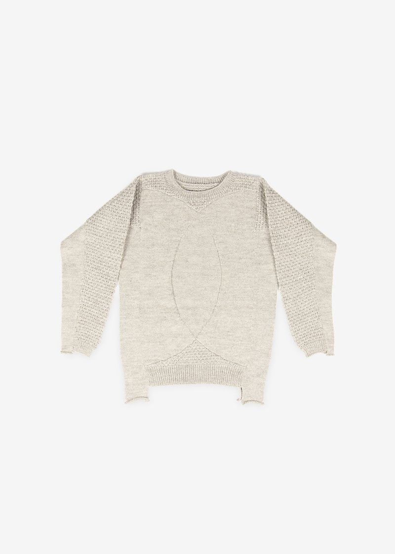 19. Mountain wool knit geometric pattern sweaterKnit sweater made from sheep's pure wool from the mountainous regions of Peru. They have been a valued part of this natural environment since the days of the ancient Incas. Sheep's wool from high in the mountains provides excellent ventilation and heat-retaining properties.