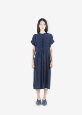69. Koromo of silk - Ryukyu indigo | dress