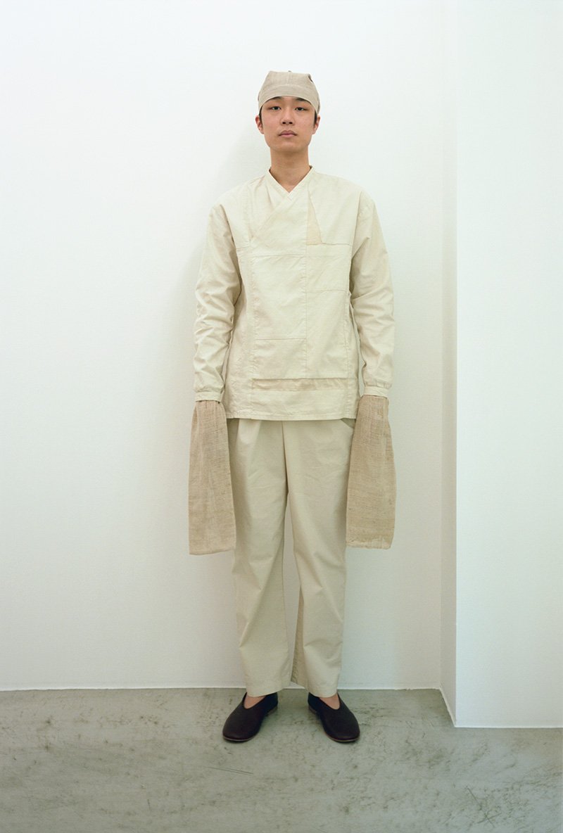 18. Organic cotton pojagi folk shirt and Organic cotton wrapped pantsMade from several varieties of organic cotton fabrics.