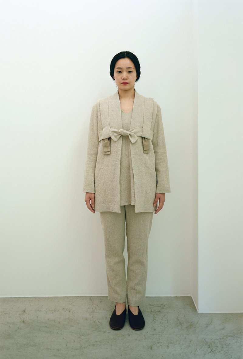19. Wool and linen jacket, pantsMade from a light weight wool and ramie blend fabric.