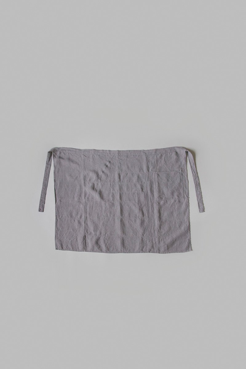 21. Pojagi apronMade from fine belgian linen fabric. Pojagi patchwork by hand.