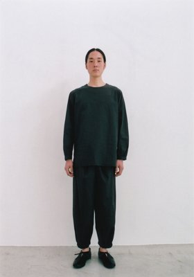 28.Silk cotton round sleeves pullover shirt, Silk cotton wrapped pants