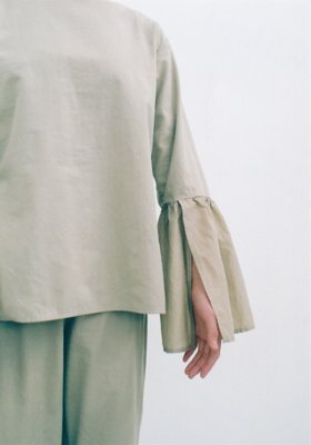 41.Belgium linen long-sleeved shirt and Pants