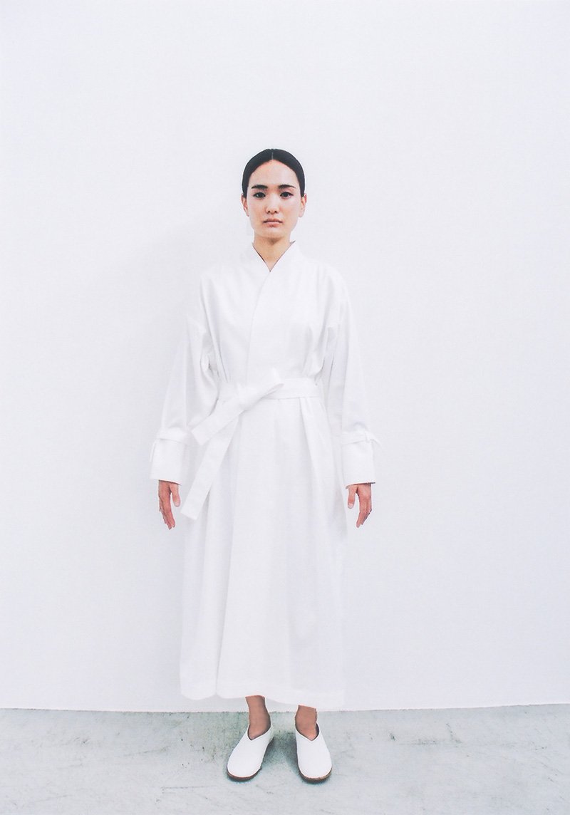 Gaberdine Mythic dress coat