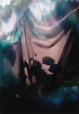 Organic cotton Lac herbal dyed amethyst scarf