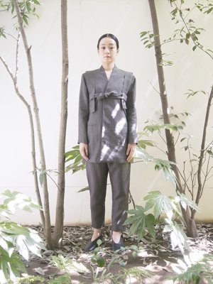 13 Yama-Nokoromo Linen suits, Linen-TasukiMade for Belgium linen.
