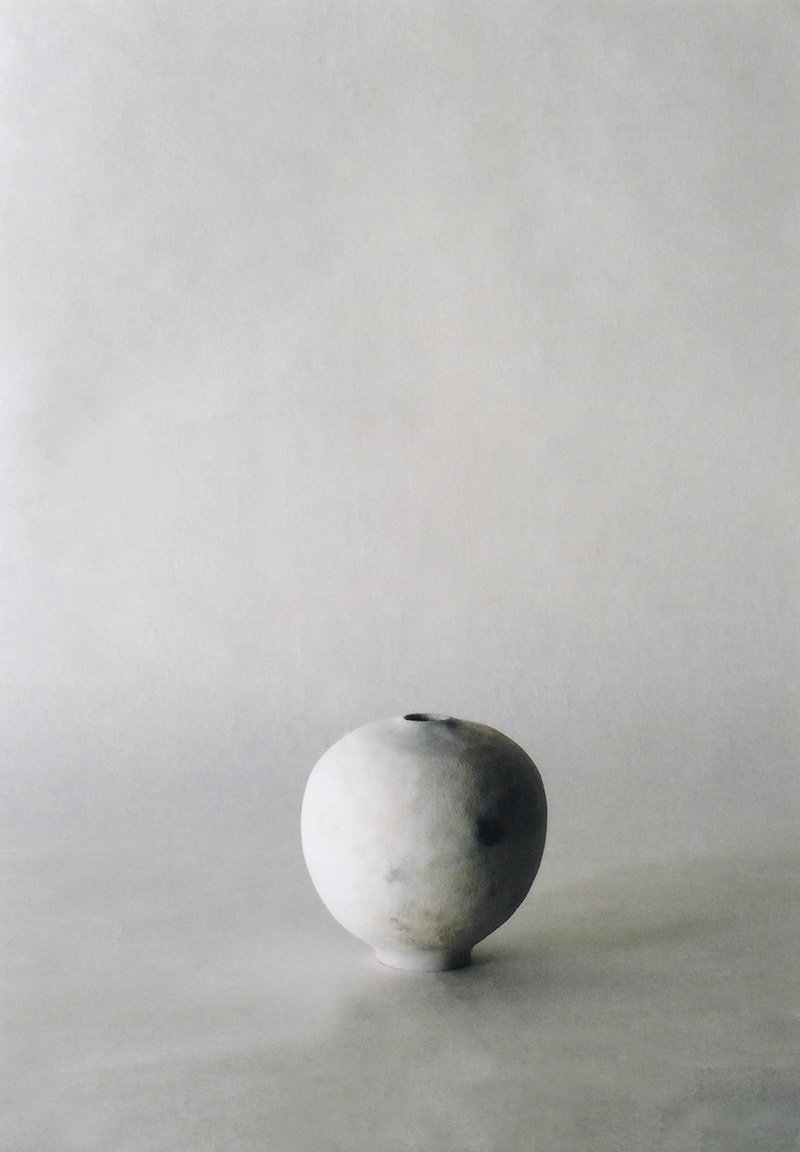 Miyakono Yasuda “Sound of Light #2” 2019 Fired by Noyaki process Crystal and Titanium coating 130×130×130