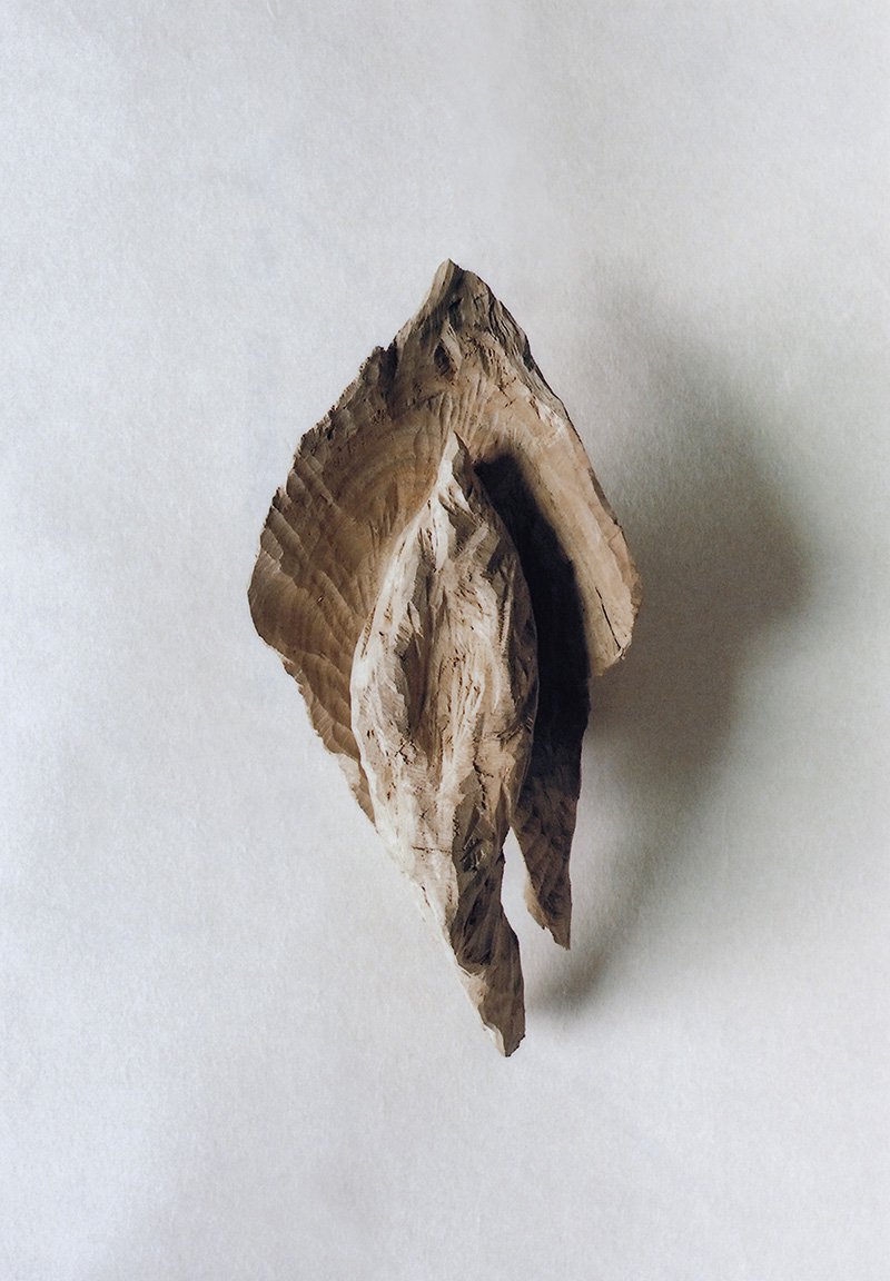 Hiroki Tashiro “Angelus #3” 2019 Camphor tree 160×330×120