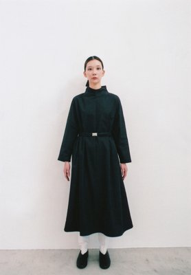 Ancient mythic cotton turtleneck dress