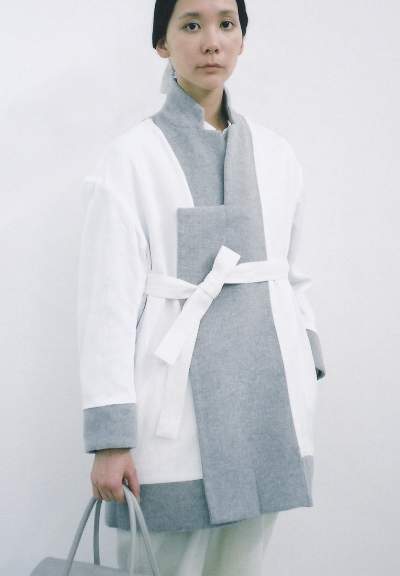 Reversible Flannel wool jacket