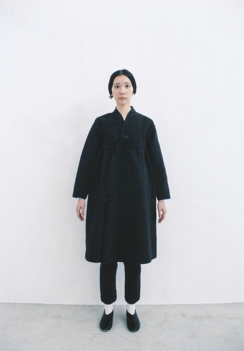 Flower of life Sashiko work jacket and tattuke