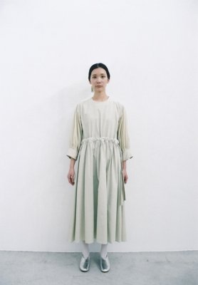Beautiful Organic cotton jade pear colored monastery dress