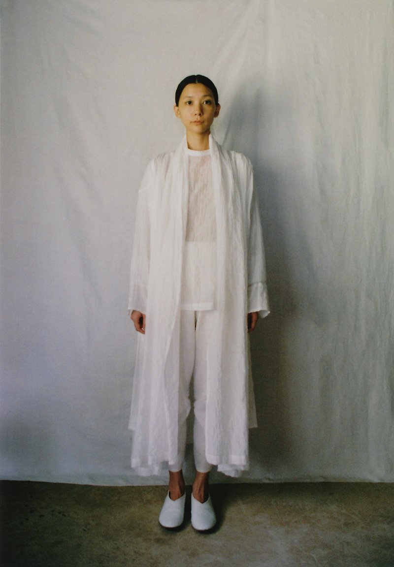 Silk cotton Celestial haori robe and blouse, Silk & Linen tattsuke