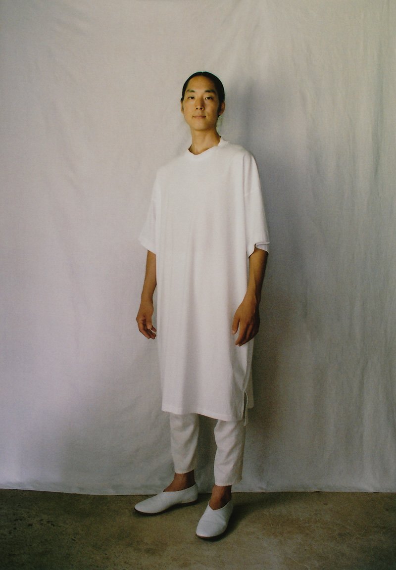 Organic cotton white colored big t-shirt