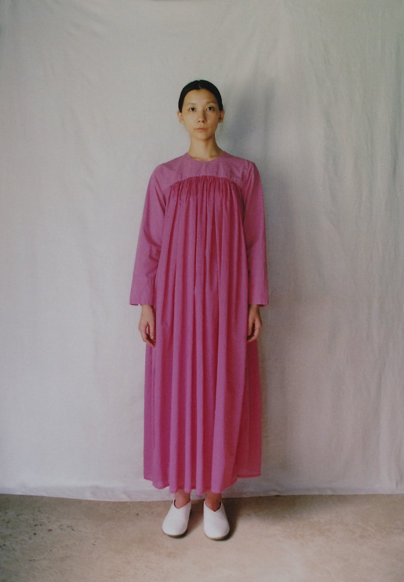 Organic cotton plum colored Dress of Light