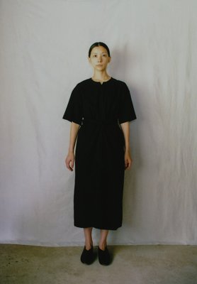 Silk & Linen wrapped dress