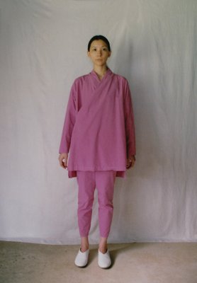 Organic cotton plum colored kappougi and tattuke