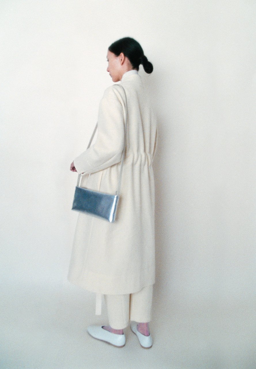 Kempi melton haori coat and folk pants, Light leather folk shoes