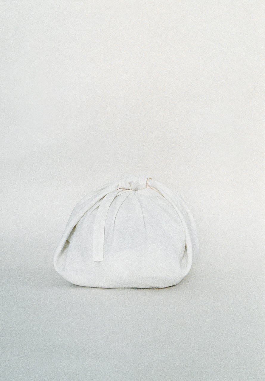 Small Organic Belgian linen furoshiki from “Ryugu”