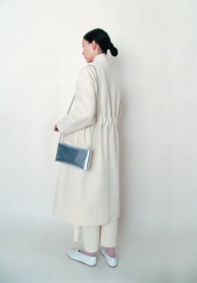 Kempi melton haori coat and folk pants, Light leather folk shoes