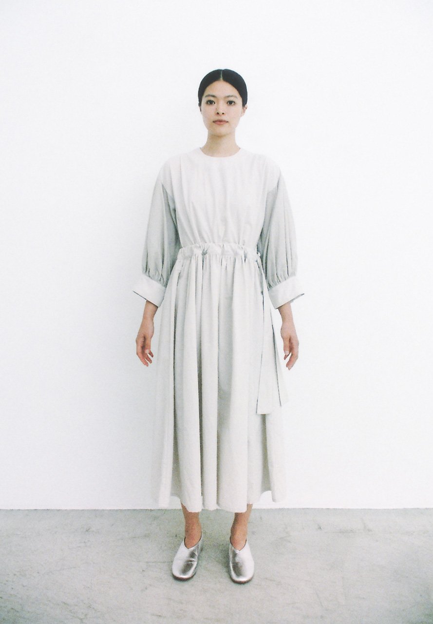 Cotton linen noragi farmer dress