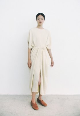 Organic cotton kanro colored circle t-shirt and wrapped skirt