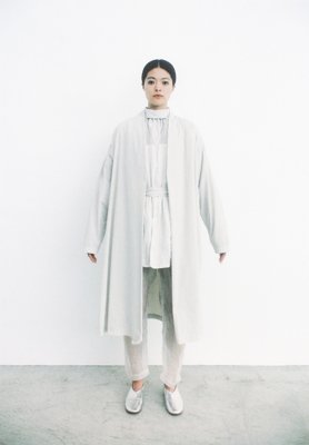 Organic cotton down colored noragi haori robe