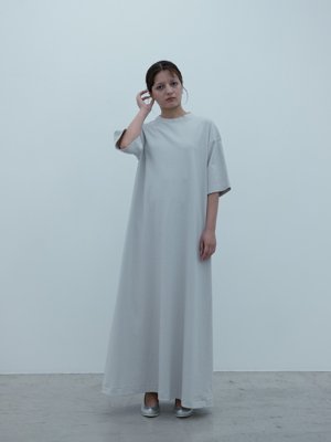 Lyosilver silver-quartz colored working t-shirt dress