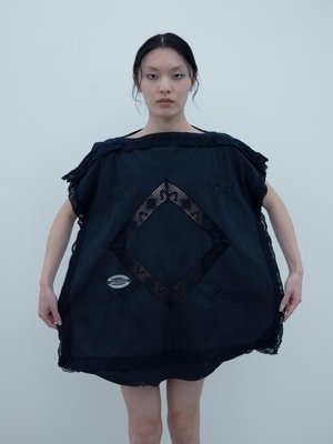Sumi-yambaru colored pillowcase dress
