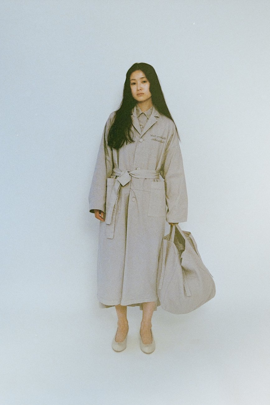 School jacket with embroidered "Mulberry field". Flower of Life Sashiko large square tote bags.